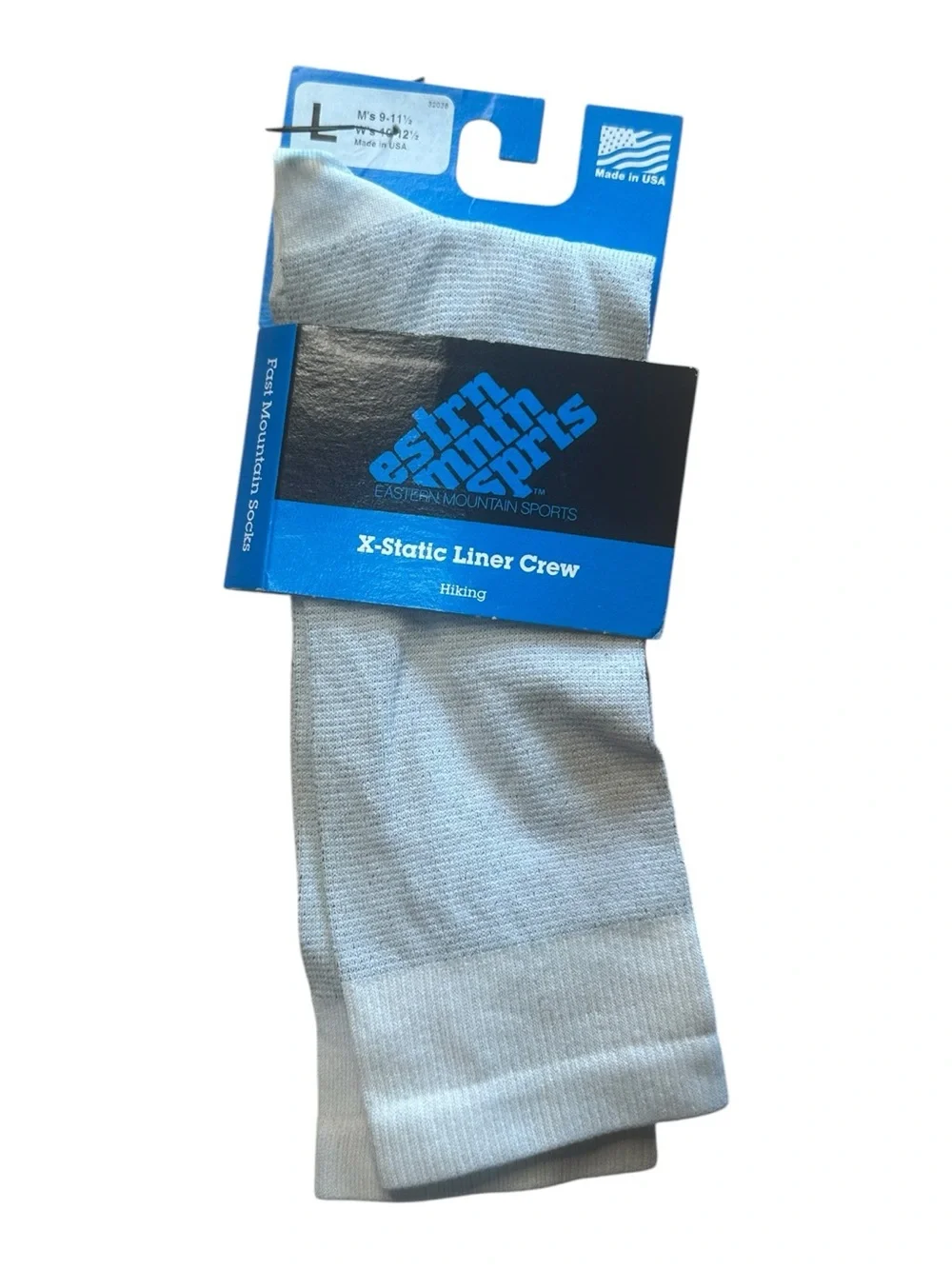 Eastern Mountain Sports X-Static Liner Crew Socks - Light Gray